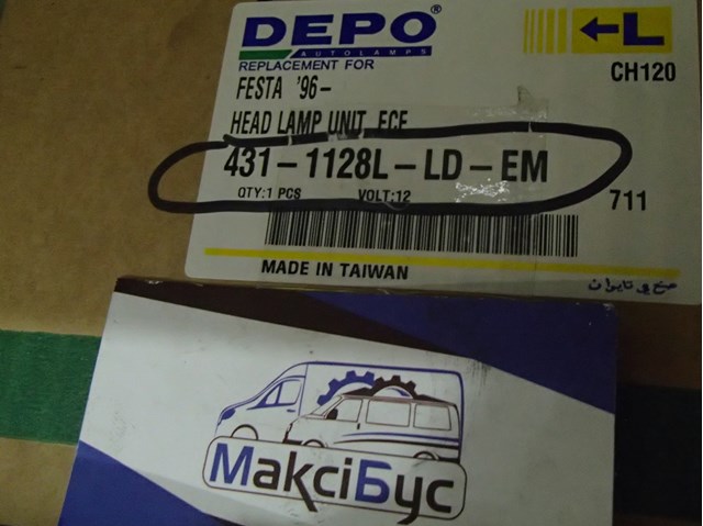 4311128LLDEM DEPO Фара левая купить в Житомир
