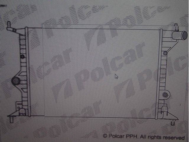 Радиатор 551608A1 POLCAR