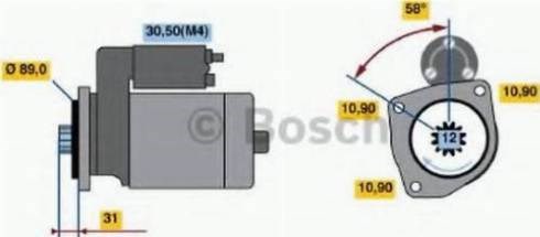 Стартер двигателя Мерседес-бенц НГ