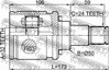 Шарнир угловых скоростей передний левый 0111CDT220LH FEBEST