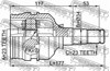 ШРУС внутренний, передний 0111ZZE120 FEBEST