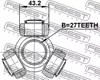 Трипоид 0116MCV30 FEBEST