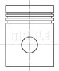 Поршень в комплекте на 1 цилиндр, 1-й ремонт (+0,25) 0121202 MAHLE