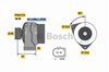 Генератор автомобиля 0124625032 BOSCH