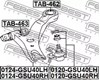 Рычаг независимой подвески 0124GSU40LH FEBEST