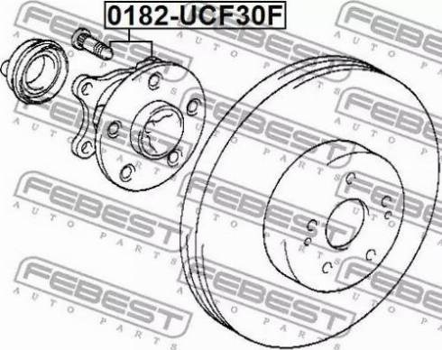 FEBEST 0182UCF30F Ступица передняя в наличии Сумы
