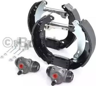 0204114073 BOSCH Колодки тормозные задние барабанные, в сборе с цилиндрами, комплект купить в Житомир