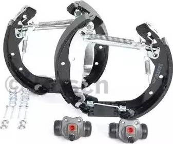 BOSCH 0204114642 Колодки тормозные задние барабанные, в сборе с цилиндрами, комплект в наличии Украина