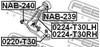 Рычаг независимой подвески 0224T30LH FEBEST