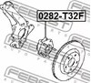 Ступица переднего колеса 0282T32F FEBEST