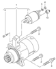 Втягивающее реле стартера Фольксваген Поло V RUS