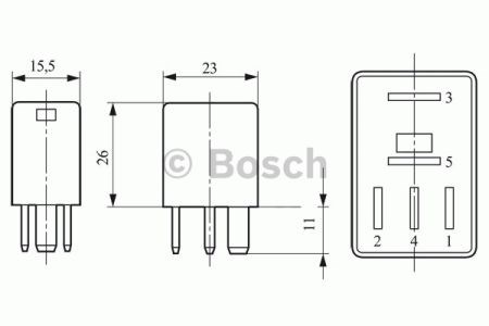 0332207402 BOSCH Реле поворотов купить в Павлоград