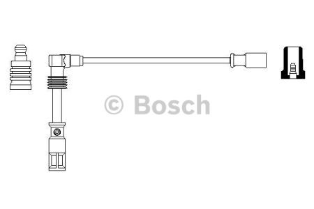 Bosch ee857 дріт високовольтний audi a4/a6 1,8 vw passat 1,8 0356912857