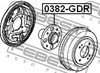 Ступица заднего колеса 0382GDR FEBEST