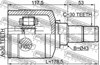 Шрус внутренний левый 0411CW6LH FEBEST