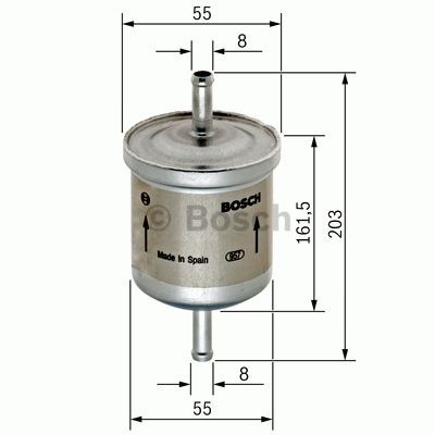 0450905901 BOSCH Топливный фильтр купить в Черкассы