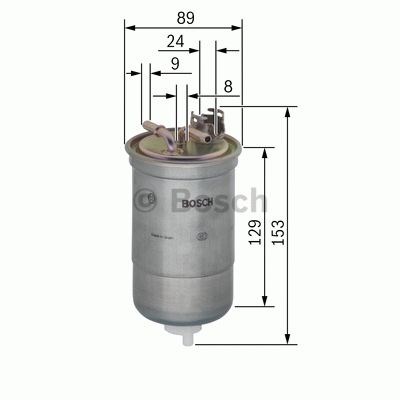 0450906334 BOSCH Топливный фильтр купить в Павлоград