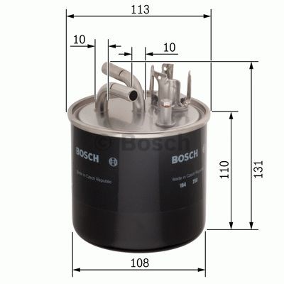 0450906458 BOSCH Фильтр топливный купить в Ужгород