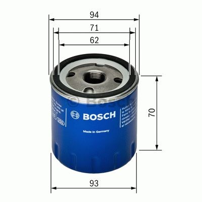 0451103093 BOSCH Масляный фильтр купить в Черкассы