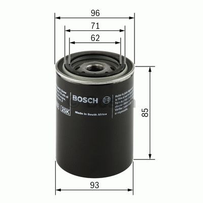 0451103219 BOSCH Фильтр масляный купить в Киев