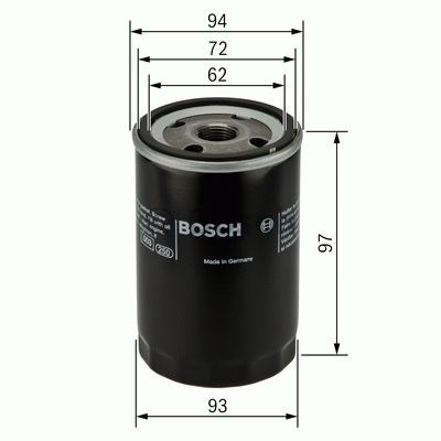 BOSCH 0451103333 Фильтр масляный в наличии Украина