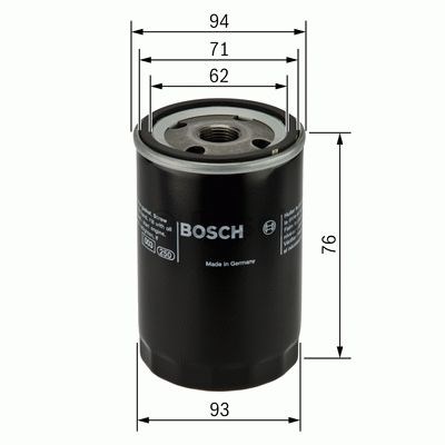 0451103341 BOSCH Масляный фильтр купить в Каменское