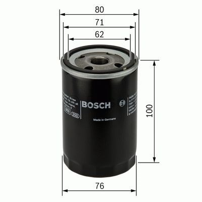 0451103352 BOSCH Фильтр масляный купить в Ужгород