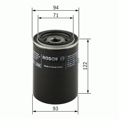 0451103357 BOSCH Фильтр масляный купить в Черновцы