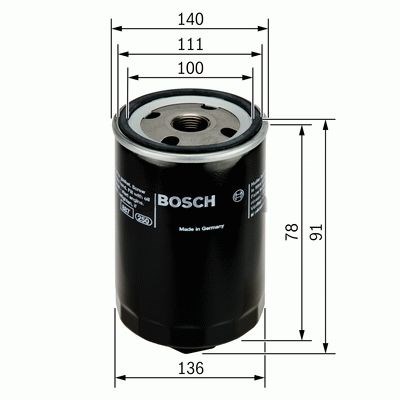 0451103368 BOSCH Масляный фильтр купить в Чернигов