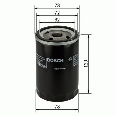 0451103369 BOSCH Фильтр масляный купить в Житомир