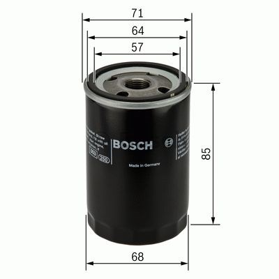 BOSCH 0451103372 Фильтр масляный в наличии Ужгород