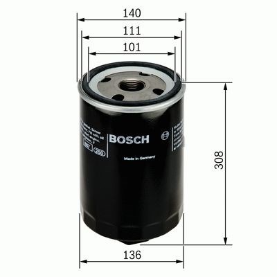 0451104013 BOSCH Фильтр масляный купить в Каменское