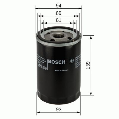 0451104064 BOSCH Фильтр масляный купить в Черкассы