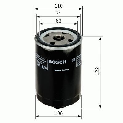 0451203223 BOSCH Фильтр масляный купить в Запорожье