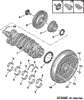 Шкив коленчатого вала Citroen C3 PLURIEL