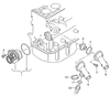 Насос системы охлаждения Фольксваген Гольф IV