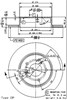 Задний тормозной диск 08721176 BREMBO