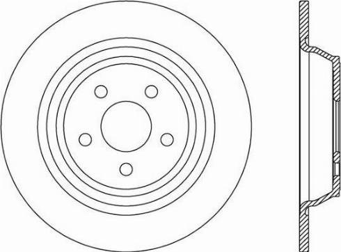 Задний дисковый тормоз 08N25841 BREMBO