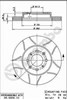 Передний тормозной диск 09550975 BREMBO