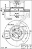 Передний тормозной диск 09793211 BREMBO