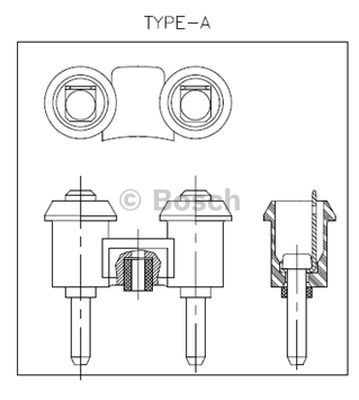 0986320133 BOSCH Сигнал звуковой (клаксон) купить в Полтава