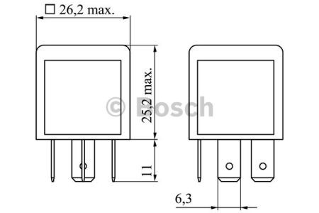 0986332030 BOSCH Реле электробензонасоса купить в Ирпень