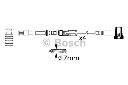 Бронепровода 0986356337 BOSCH