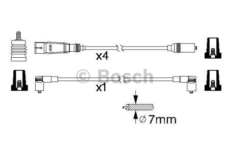 0986356338 BOSCH Высоковольтные провода купить в Сумы