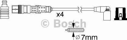 0986356346 BOSCH Высоковольтные провода купить в Сумы