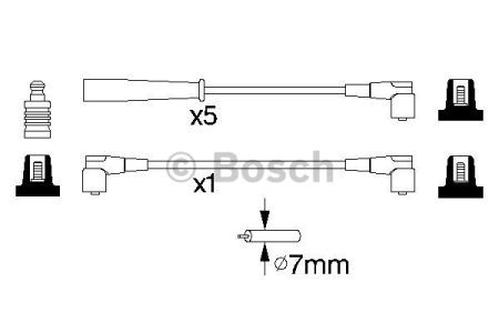 0986356753 BOSCH Высоковольтные провода купить в Днепр