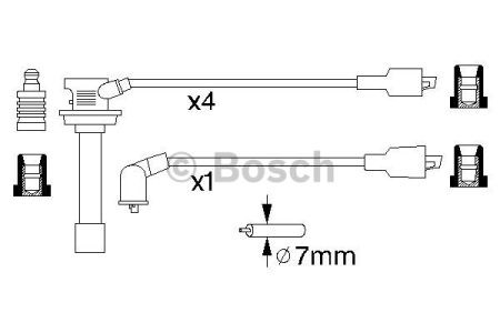 BOSCH 0986356756 Высоковольтные провода в наличии Сумы