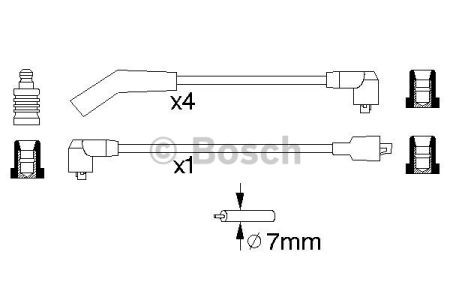 0986356772 BOSCH Высоковольтные провода купить в Сумы