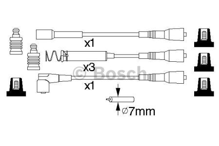 0986356801 BOSCH Высоковольтные провода купить в Тернополь