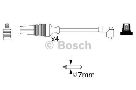 0986356830 BOSCH Высоковольтные провода купить в Чернигов